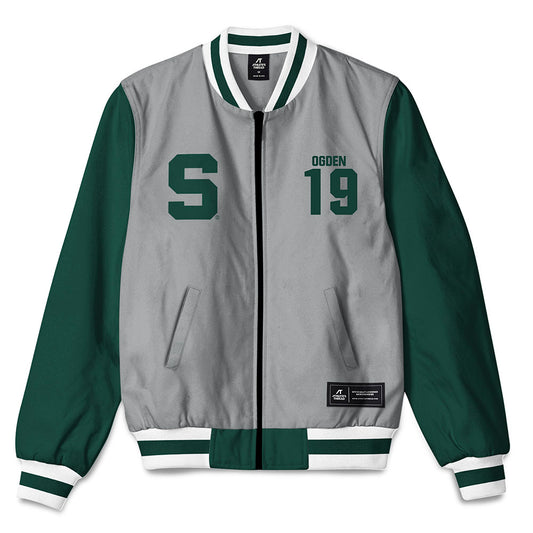 Michigan State - NCAA Women's Volleyball : Hayley Ogden - Bomber Jacket-0