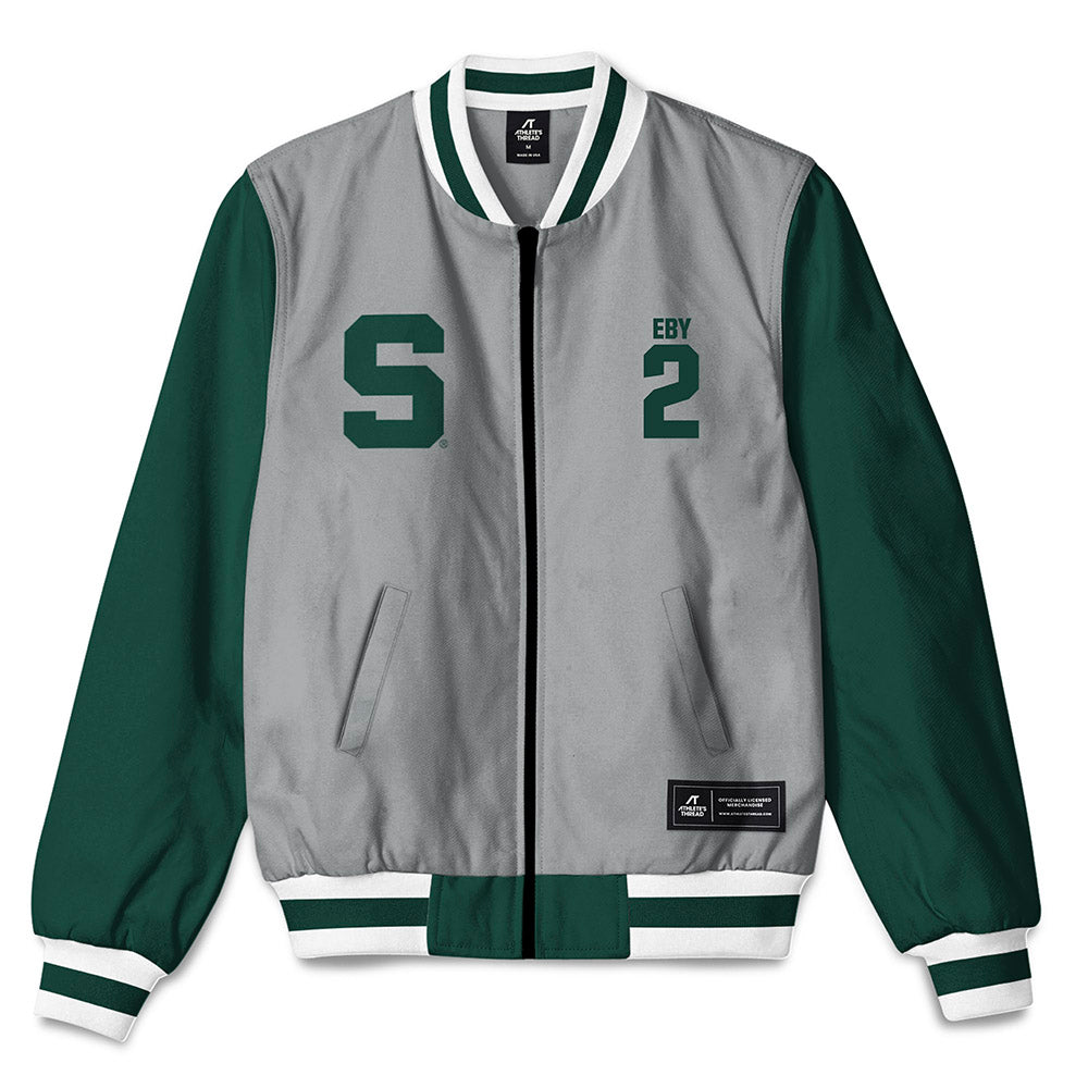 Michigan State - NCAA Men's Soccer : William Eby - Bomber Jacket-0