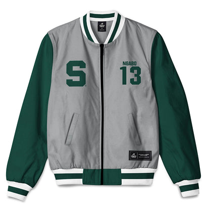 Michigan State - NCAA Men's Soccer : Innocent Ngabo - Bomber Jacket-0