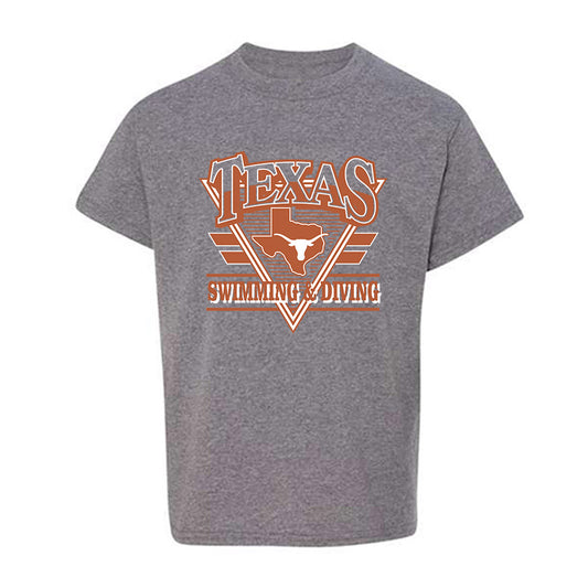 Texas - NCAA Women's Swimming & Diving : Ella Myers - Fashion Shersey Youth T-Shirt-0
