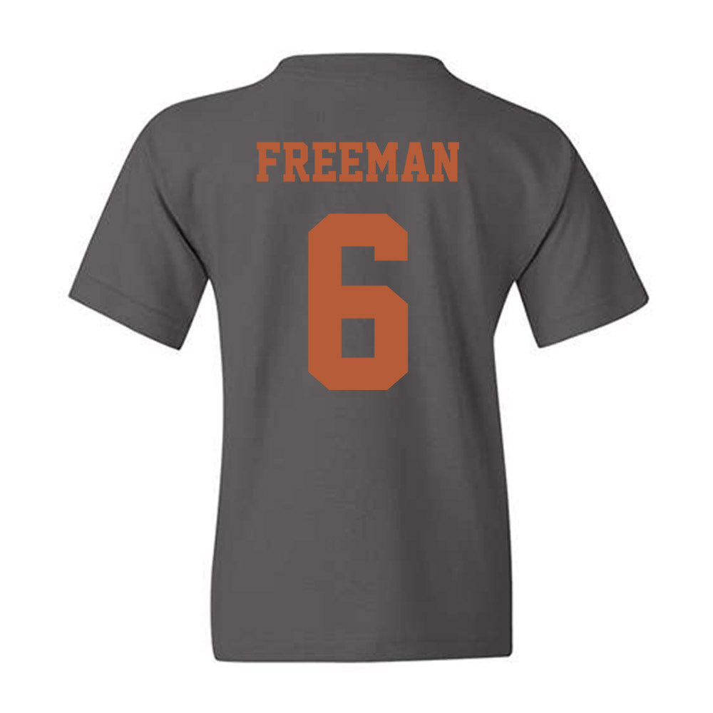 Texas - NCAA Men's Basketball : Elyjah Freeman - Classic Shersey Youth T-Shirt-4