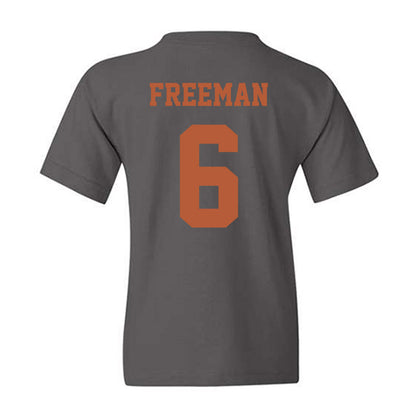 Texas - NCAA Men's Basketball : Elyjah Freeman - Classic Shersey Youth T-Shirt-4