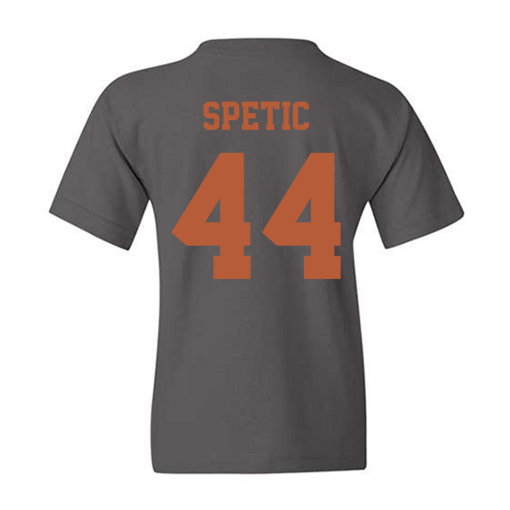 Texas - NCAA Football : Gianni Spetic - Classic Shersey Youth T-Shirt-3