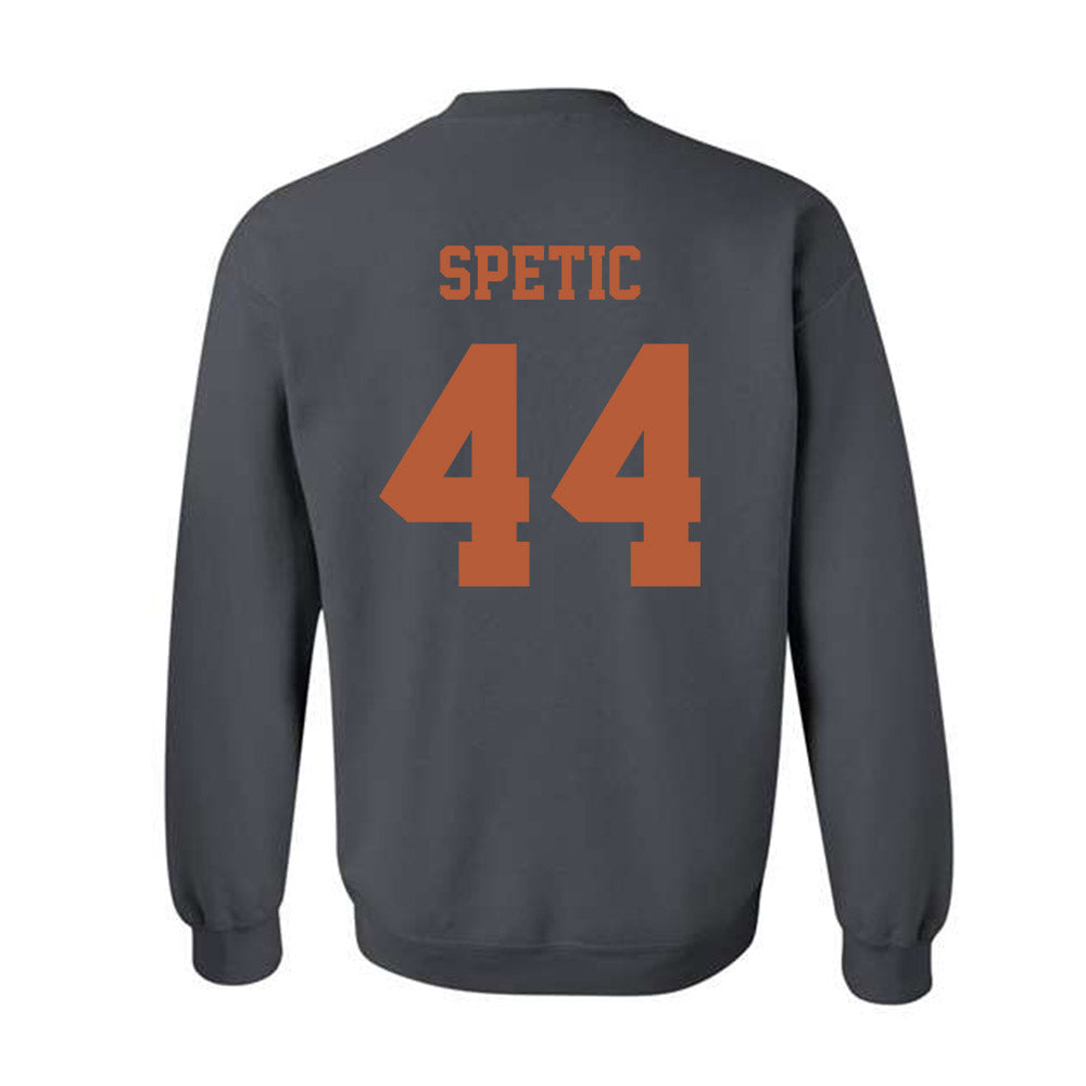 Texas - NCAA Football : Gianni Spetic - Classic Shersey Crewneck Sweatshirt-3