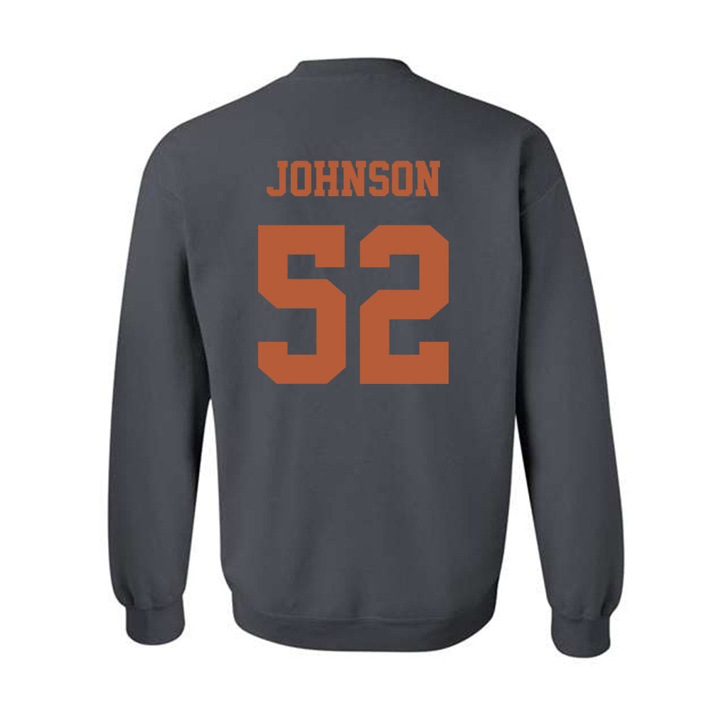 Texas - NCAA Football : James Johnson - Classic Shersey Crewneck Sweatshirt-5