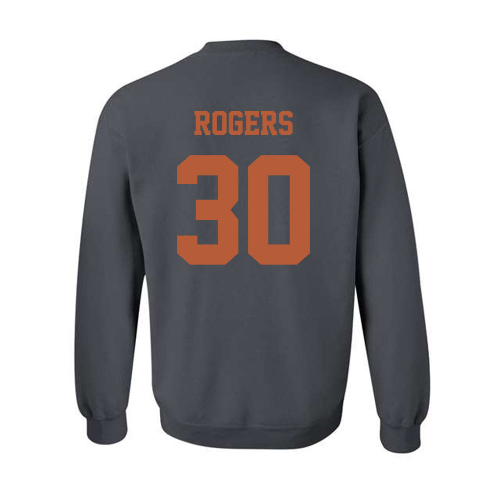 Texas - NCAA Baseball : Kaleb Rogers - Classic Shersey Crewneck Sweatshirt-5