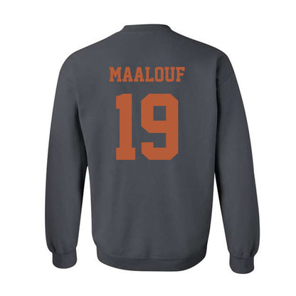 Texas - NCAA Women's Soccer : Rosa Maalouf - Classic Shersey Crewneck Sweatshirt-3