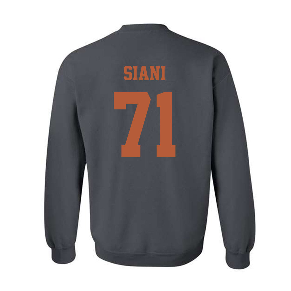 Texas - NCAA Football : Melvin Siani - Classic Shersey Crewneck Sweatshirt-3