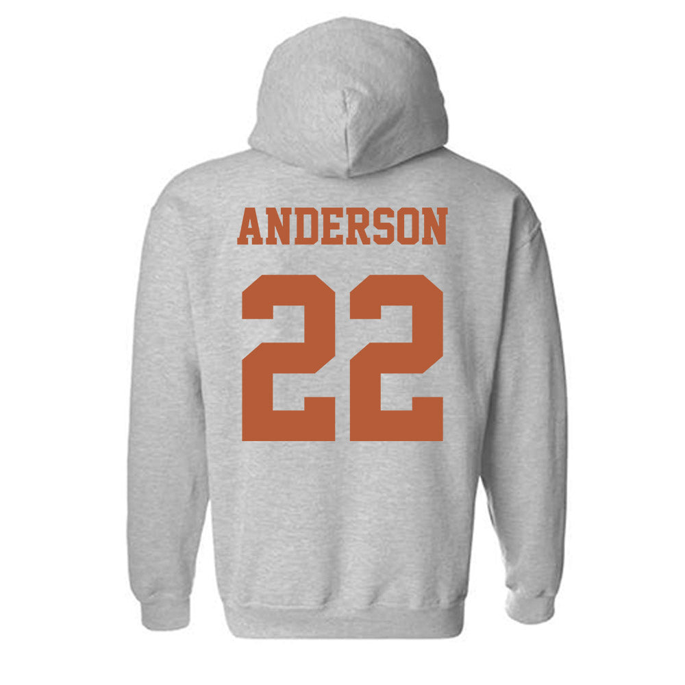 Texas - NCAA Women's Volleyball : Henley Anderson - Classic Shersey Hooded Sweatshirt-4