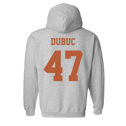 Texas - NCAA Football : Trey Dubuc - Classic Shersey Hooded Sweatshirt-4