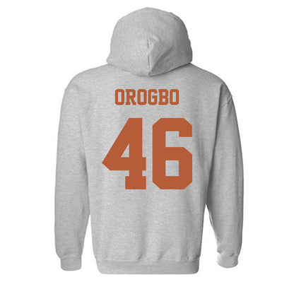 Texas - NCAA Football : Olalekan Orogbo - Classic Shersey Hooded Sweatshirt-3