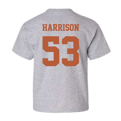 Texas - NCAA Baseball : Luke Harrison - Classic Shersey Youth T-Shirt