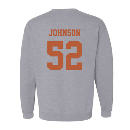 Texas - NCAA Football : James Johnson - Classic Shersey Crewneck Sweatshirt-4