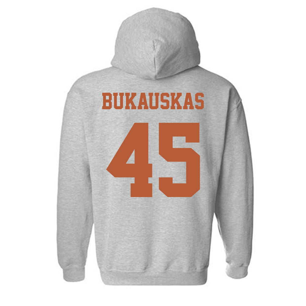 Texas - NCAA Football : Mikey Bukauskas - Classic Shersey Hooded Sweatshirt-5