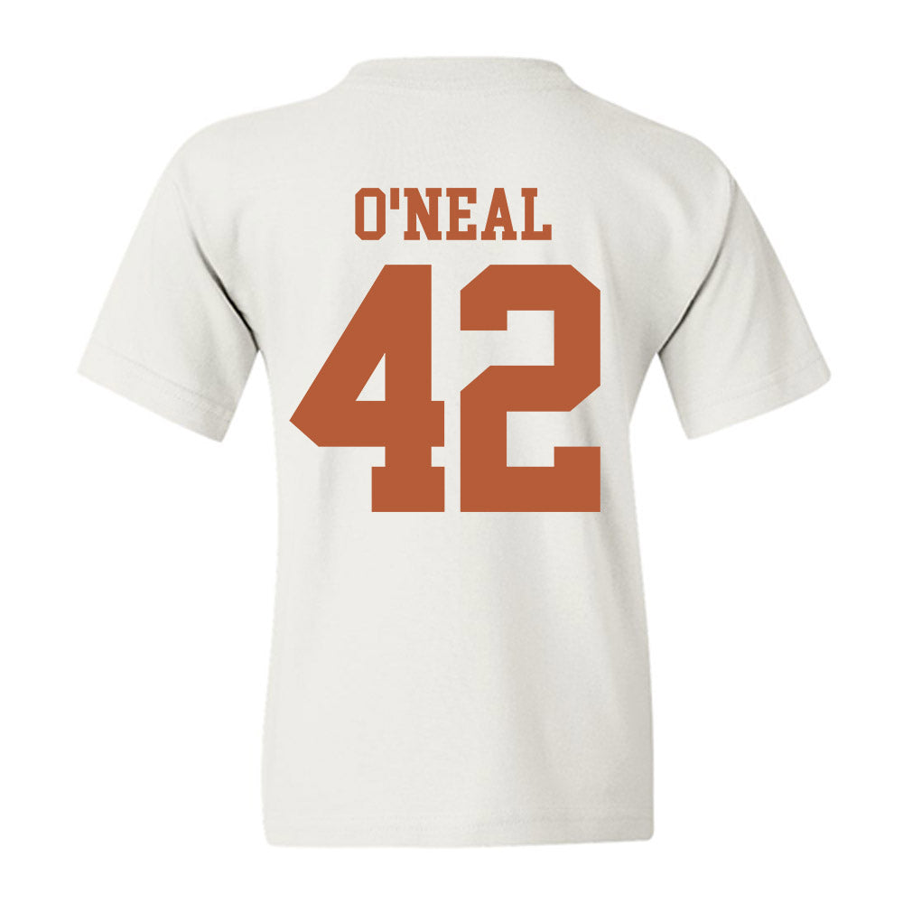 Texas - NCAA Football : Trott O'Neal - Classic Shersey Youth T-Shirt-1