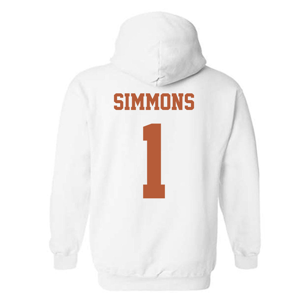 Texas - NCAA Football : Colin Simmons - Classic Shersey Hooded Sweatshirt-4