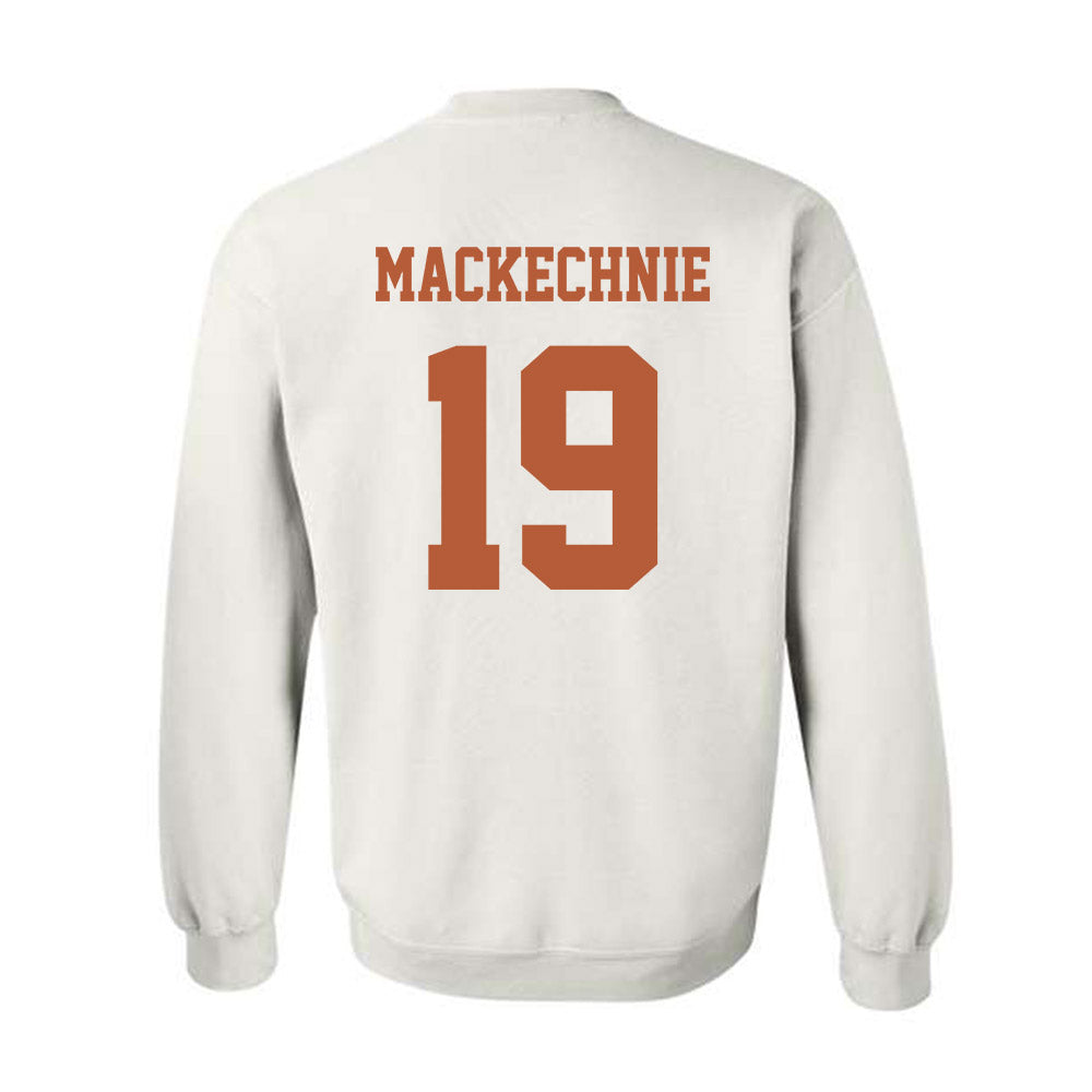 Texas - NCAA Beach Volleyball : Caroline Mackechnie - Classic Shersey Crewneck Sweatshirt-4