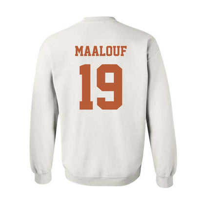 Texas - NCAA Women's Soccer : Rosa Maalouf - Classic Shersey Crewneck Sweatshirt-4