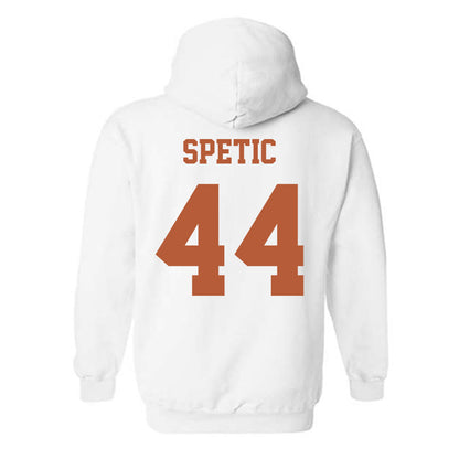 Texas - NCAA Football : Gianni Spetic - Classic Shersey Hooded Sweatshirt-3