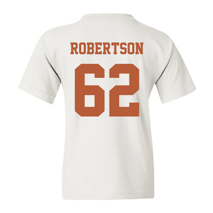 Texas - NCAA Football : Connor Robertson - Classic Shersey Youth T-Shirt-5