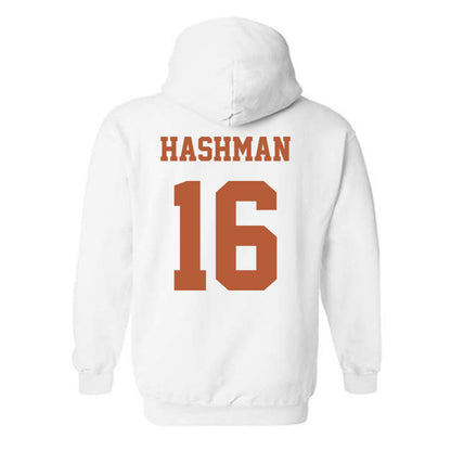 Texas - NCAA Beach Volleyball : Katie Hashman - Classic Shersey Hooded Sweatshirt-4