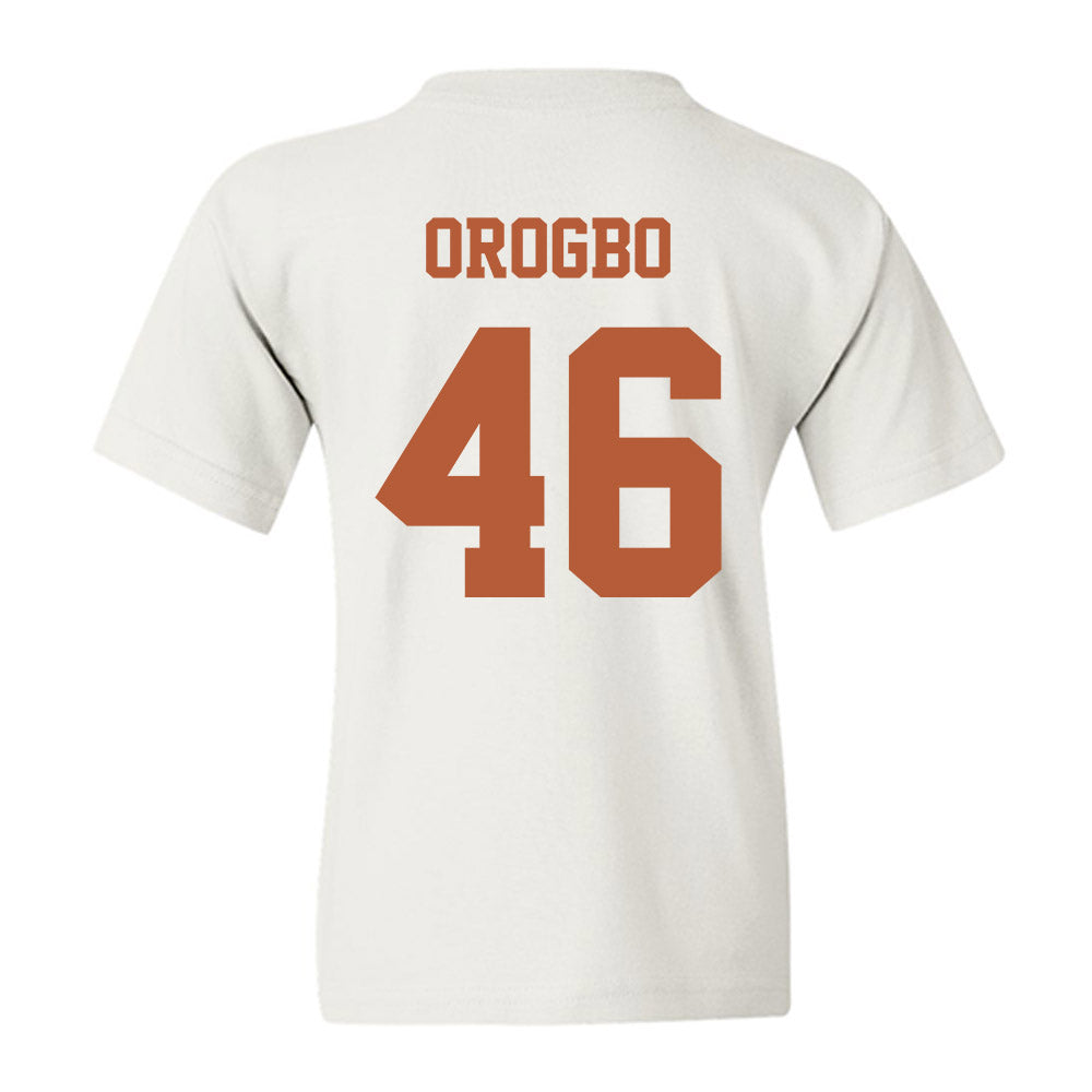 Texas - NCAA Football : Olalekan Orogbo - Classic Shersey Youth T-Shirt-4
