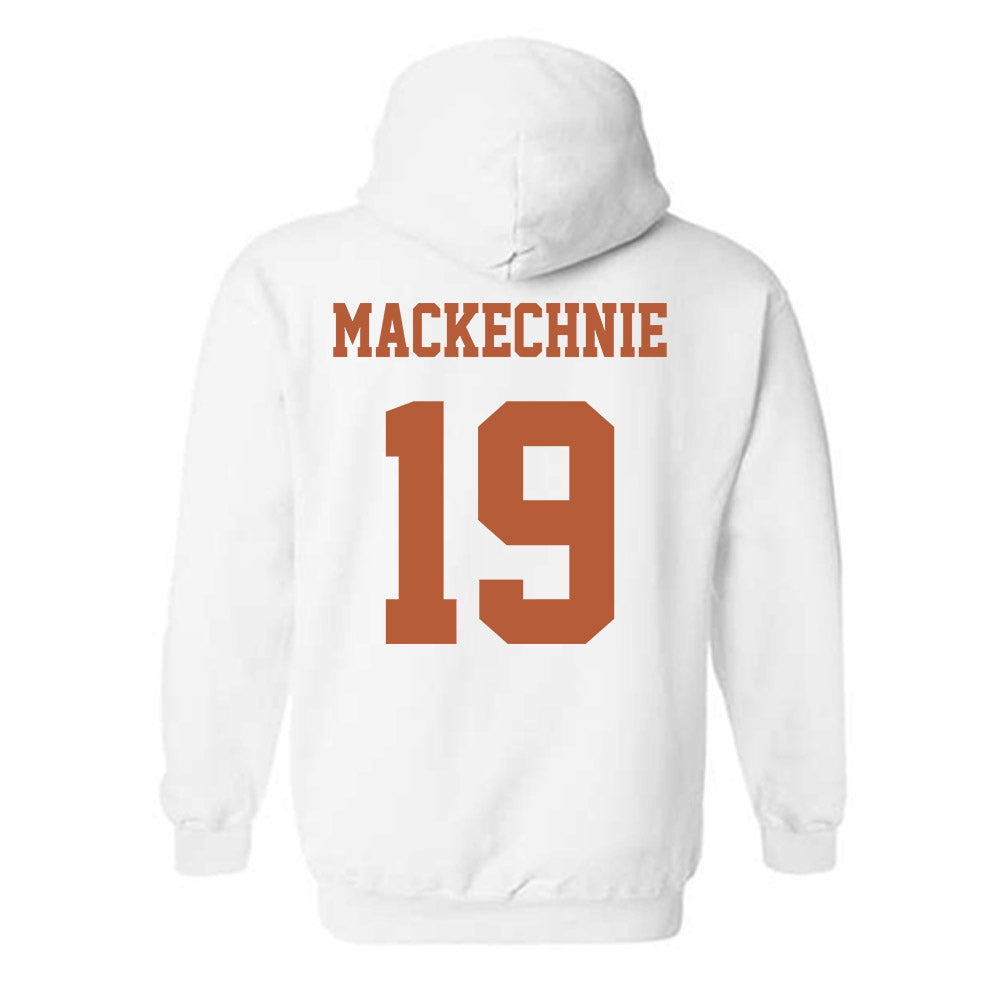 Texas - NCAA Beach Volleyball : Caroline Mackechnie - Classic Shersey Hooded Sweatshirt-3