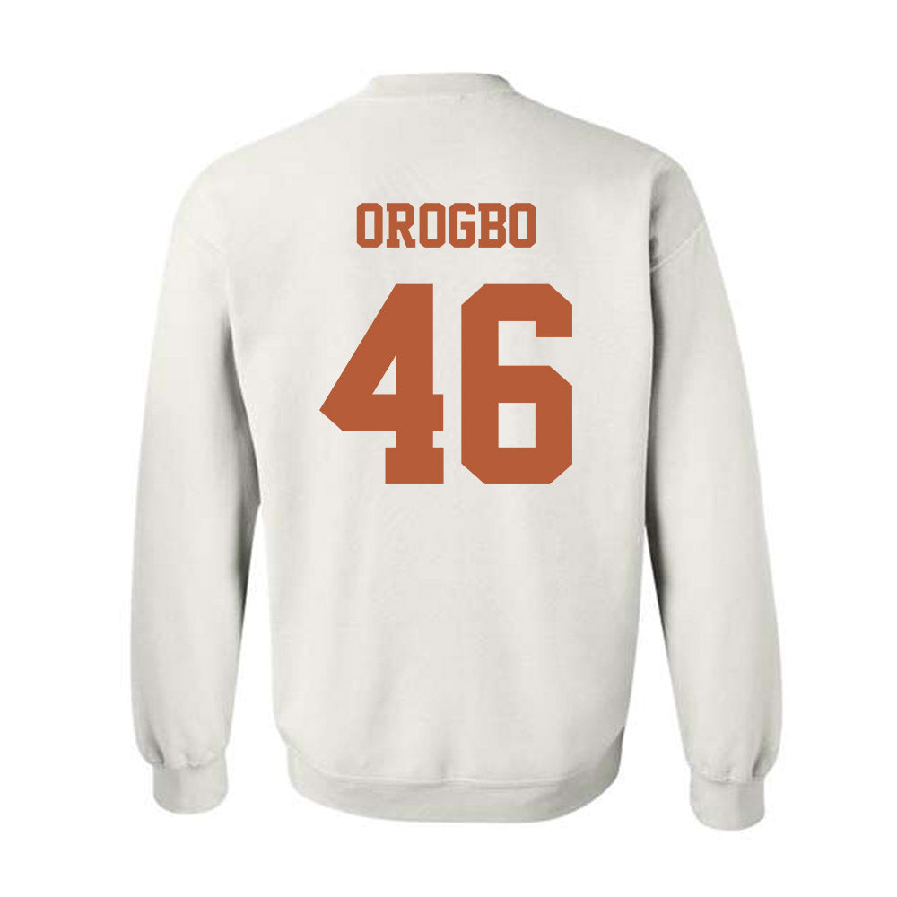 Texas - NCAA Football : Olalekan Orogbo - Classic Shersey Crewneck Sweatshirt-4