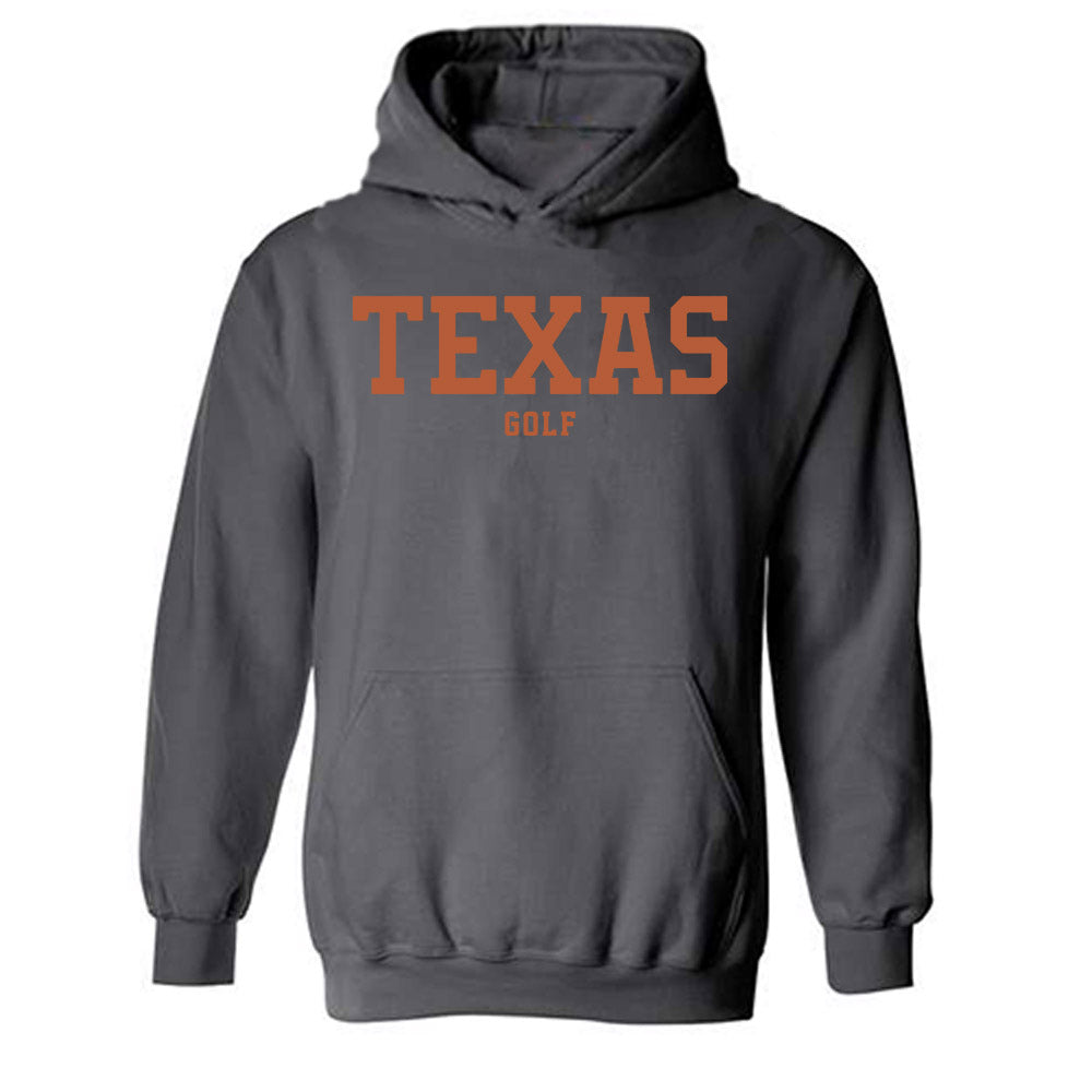 Texas - NCAA Men's Golf : Adam Villanueva - Classic Shersey Hooded Sweatshirt-0