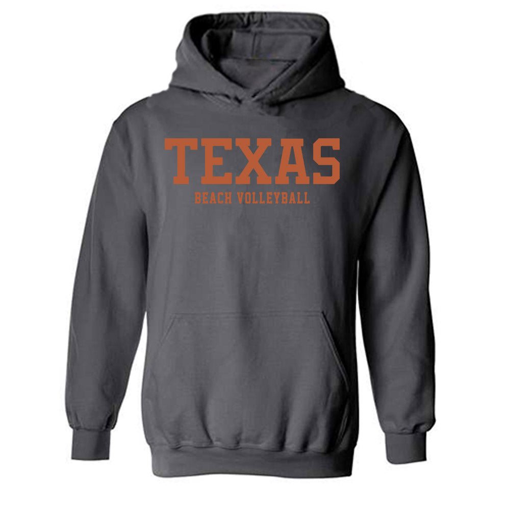 Texas - NCAA Beach Volleyball : Katie Hashman - Classic Shersey Hooded Sweatshirt-1