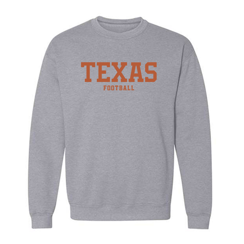 Texas - NCAA Football : James Johnson - Classic Shersey Crewneck Sweatshirt-0