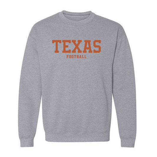 Texas - NCAA Football : Josiah Sharma - Classic Shersey Crewneck Sweatshirt-0