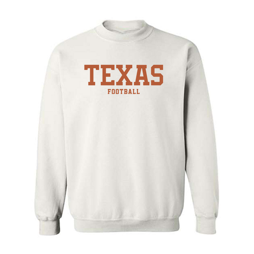 Texas - NCAA Football : James Johnson - Classic Shersey Crewneck Sweatshirt-1