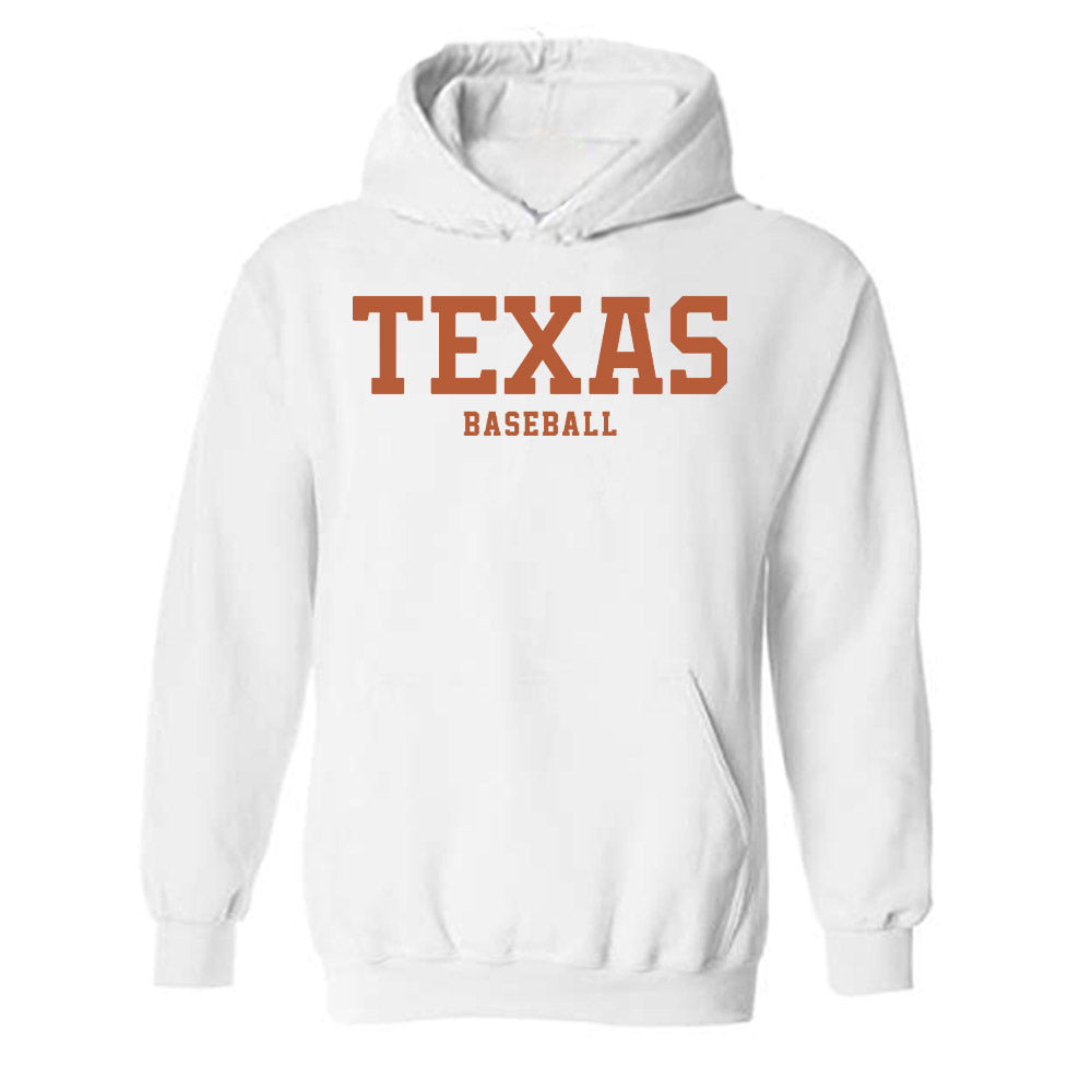 Texas - NCAA Baseball : Dylan Volantis - Classic Shersey Hooded Sweatshirt-1