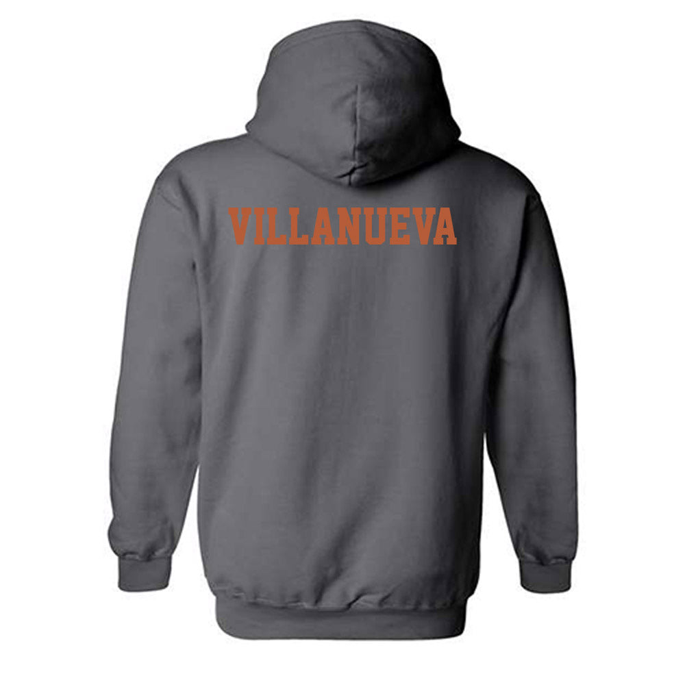 Texas - NCAA Men's Golf : Adam Villanueva - Classic Shersey Hooded Sweatshirt-5