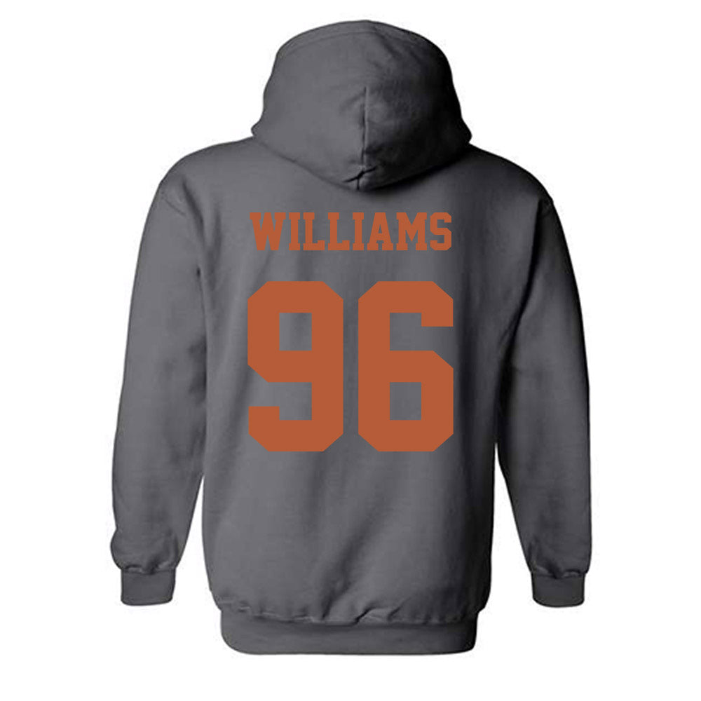 Texas - NCAA Football : Zion Williams - Classic Shersey Hooded Sweatshirt-5