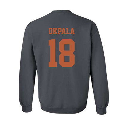 Texas - NCAA Football : Kosi Okpala - Classic Shersey Crewneck Sweatshirt-4