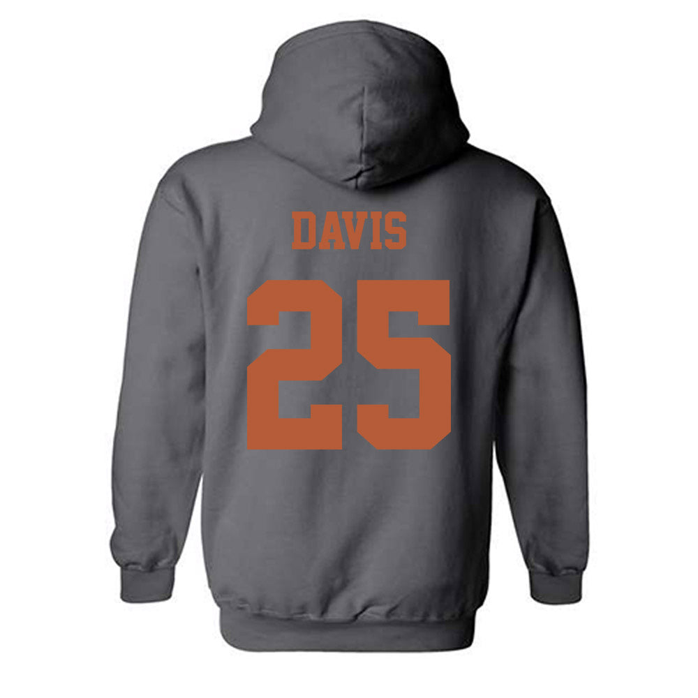 Texas - NCAA Football : Toray Davis - Classic Shersey Hooded Sweatshirt-4