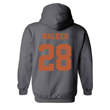 Texas - NCAA Football : Jett Walker - Classic Shersey Hooded Sweatshirt-3
