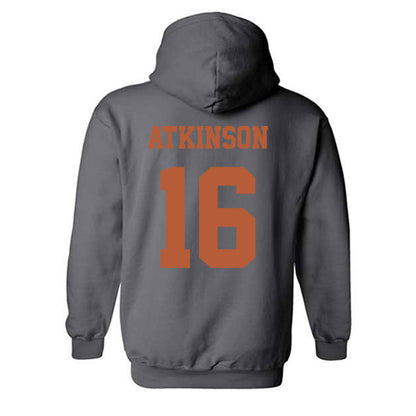 Texas - NCAA Football : Tyler Atkinson - Classic Shersey Hooded Sweatshirt-3
