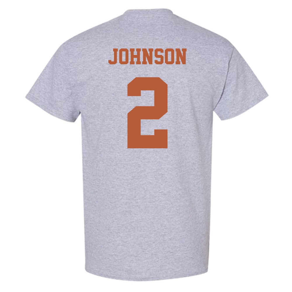 Texas - NCAA Men's Basketball : Isaiah Johnson - Classic Shersey T-Shirt-3