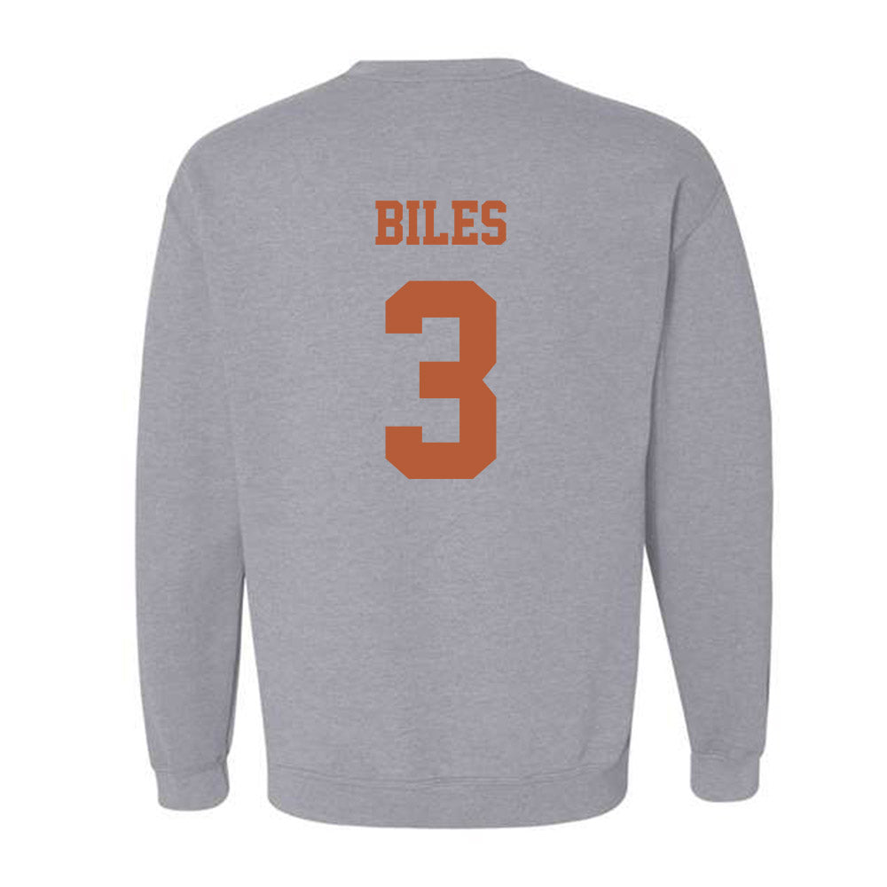 Texas - NCAA Football : Rasheem Biles - Classic Shersey Crewneck Sweatshirt-4