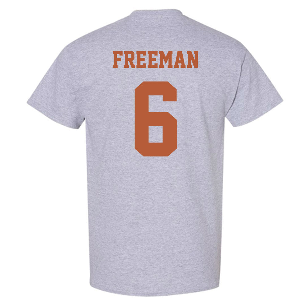 Texas - NCAA Men's Basketball : Elyjah Freeman - Classic Shersey T-Shirt-5