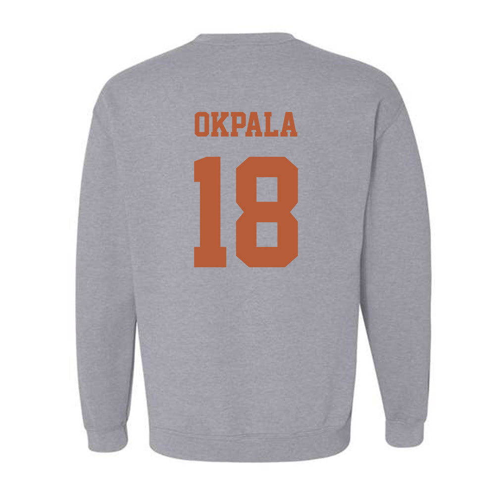 Texas - NCAA Football : Kosi Okpala - Classic Shersey Crewneck Sweatshirt-5