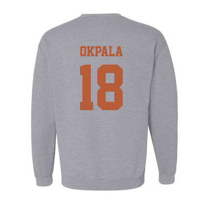 Texas - NCAA Football : Kosi Okpala - Classic Shersey Crewneck Sweatshirt-5