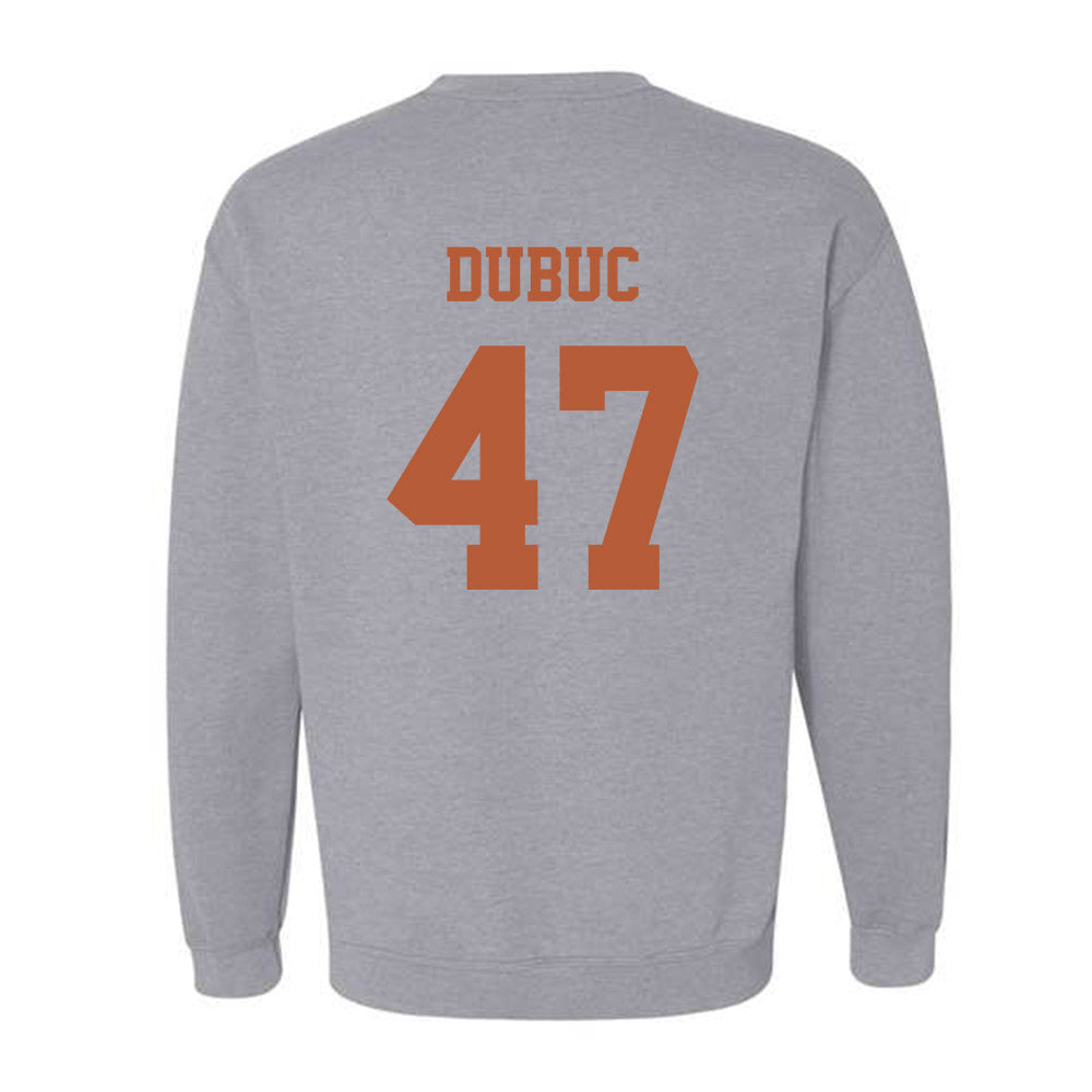 Texas - NCAA Football : Trey Dubuc - Classic Shersey Crewneck Sweatshirt-5