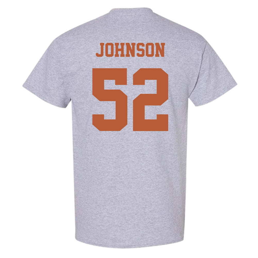 Texas - NCAA Football : James Johnson - Classic Shersey T-Shirt-5