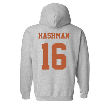 Texas - NCAA Beach Volleyball : Katie Hashman - Classic Shersey Hooded Sweatshirt-3