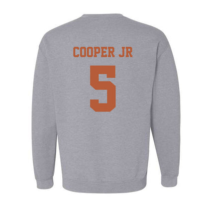 Texas - NCAA Football : Derrek Cooper jr - Classic Shersey Crewneck Sweatshirt-5