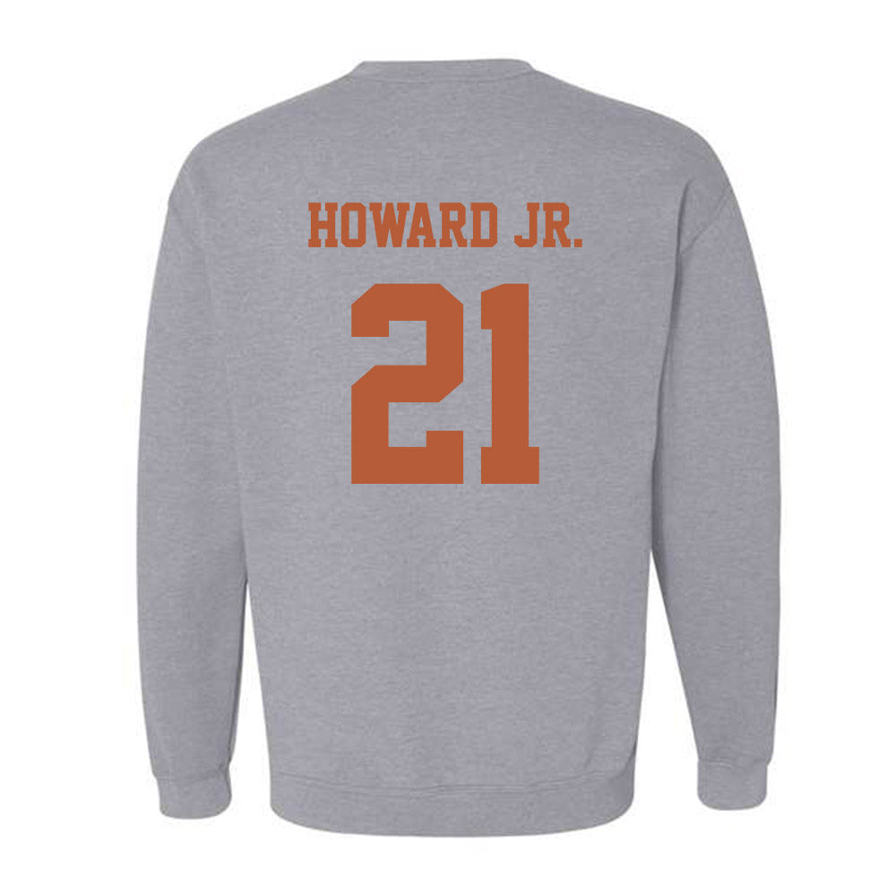 Texas - NCAA Football : Hayward Howard Jr. - Classic Shersey Crewneck Sweatshirt-4